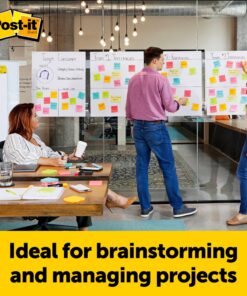 Post-it Super Sticky Easel Pad, 25 x 30 Inches, 30 Sheets/Pad, 6 Pads, Large White Premium Self Stick Flip Chart Paper, Super Sticking Power (559VAD6PK) 17 914ec1SK3HL