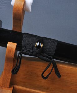 MN Sword - Japanese Samurai Tanto Wakizashi Ninjia Sword Functional Real Sharp Hand Forged Folded Steel Clay Tempered Katana 1095 Carbon Steel Blade black blade ninja sword with square tsuba 16 914f EF3OjL