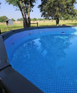 INTEX 26329EH Ultra XTR Deluxe Above Ground Swimming Pool Set: 18ft x 52in – Includes 2100 GPH Cartridge Sand Filter Pump – SuperTough Puncture Resistant – Rust Resistant – Easy to Assemble 36 914hGfWrL