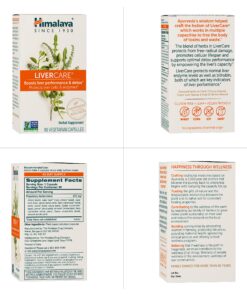 Himalaya LiverCare for Total Liver Support, Cleanse and Detox, Protects Cells & Enzymes, 375 mg, 90 Capsules, 45 Day Supply 14 914k7KXUAL