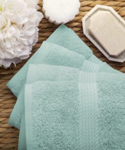 SUPERIOR 900 Madison TS Set, Hand Towel 4-Pack, Sea Foam, 4 Count 16 914mlXZnM6L