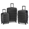 Samsonite Omni PC Hardside Expandable Luggage with Spinner Wheels, 3-Piece Set (20/24/28), Black 3-Piece Set (20/24/28)