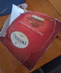 Twinings English Breakfast Black Tea, 100 Individually Wrapped Tea Bags, Smooth, Flavourful, Robust, Caffeinated 100 Count (Pack of 1) 43 914qYa0ge5L