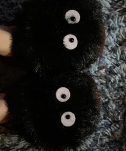 Totoro: Dust Bunny - Makkurokurosuke- Slippers (Pair) 16 914wKjAxlpL
