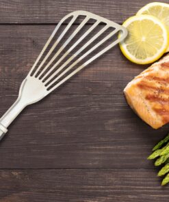 Fish Spatula – AdeptChef Stainless Steel, Slotted Turner – Thin-Edged Design Ideal For Turning & Flipping To Enhance Frying & Grilling – Sturdy Handle, Multi-Purpose – Buy Yours TODAY! 1 Pack 13 9151j3gTc8L