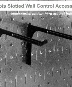 Pegboard Organizer Wall Control 4 ft. Metal Pegboard Standard Tool Storage Kit with Black Toolboard and Black Accessories 30 9153PAYeE8L