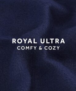 Sunbeam Royal Ultra Fleece Heated Electric Blanket Twin Size, 84" x 62", 12 Heat Settings, 12-Hour Selectable Auto Shut-Off, Fast Heating, Machine Washable, Warm and Cozy, Admiral Blue Royal Ultra Blanket 24 9153WlAQAIL