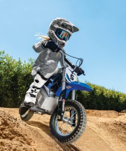 Razor MX350 Dirt Rocket Electric Motocross Bike, Blue, 10-12 inches Mx350 - Blue 23 9159ZU5gzGS