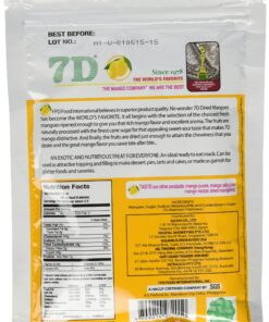 7D Mangoes Naturally Delicious Dried Tree Ripened Dried Mango - Set of 6 5 9159d4rrUfL