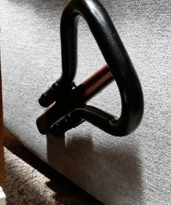 Stander Recliner Lever Extender, Oversized Grip Handle Adapter for Adults, Seniors, and Elderly, Extension Handle with Large Ergonomic Curve Grab Bar, Compatible with Wooden Recliner Handles - Black Standard 23 915FVgCUJ2L