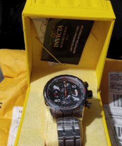 Invicta Men's Aviator Analog Display Japanese Quartz Silver Watch, Gold, Black (Model: 12704, 28898, 28899) 69 915GZ3WZogL