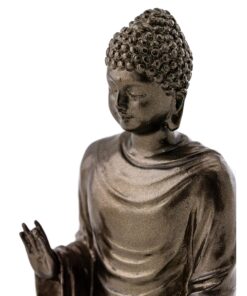 Top Collection Mini Shakyamuni Buddha Decorative Statue - Hand Painted Enlightened One Sculpture with Bronze Finish Look- 3-Inch Supreme Buddha Collectible Figurine 25 915HUBvljCL