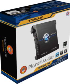 Planet Audio TR1500.1M Torque Series Car Sub Amplifier - 1500 High Output, Monoblock Amp, Low/High Level Inputs, Low Pass Crossover, MOSFET Power Supply, Hook Up to Subwoofers 1500 Watts Monoblock Car Amplifier 14 915HrCKtL4L