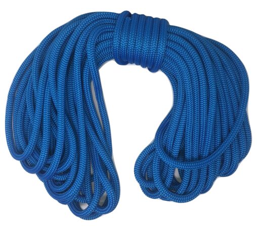 1/2 Inch by 150 Feet Blue Double Braid Nylon Rope