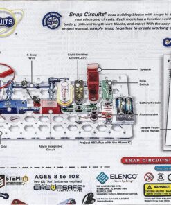 Alternative view of Snap Circuits Jr. SC-100 Electronics Exploration Kit, Over 100 Projects, Full Color Project Manual, 28 Parts, STEM Educational Toy for Kids 8 + Standard Packaging