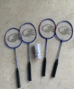 Park & Sun Sports Portable Outdoor Badminton Net System with Carrying Bag and Accessories: Sport Series 19 915OVI KevL