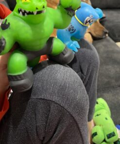 Heroes of Goo Jit Zu - 2 Pack of Glow in The Dark Action Figures, Thrash Vs Rockjaw Glow In The Dark Thrash Vs Rockjaw 37 915PoA2hlTL