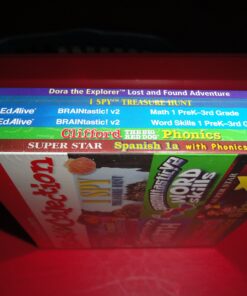 Alternative view of Southwestern Skill Builder Kids Collection 6 Cd-rom Set Educational Games Dora the Explorer Clifford I Spy Nickelodeon $99 Retail