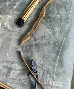 Adventure Awaits - 2-Pack Handmade Wooden Bow and Arrow Set - 20 Wood Arrows and 2 Quivers - for Outdoor Play 26 915Ws9qnxgL