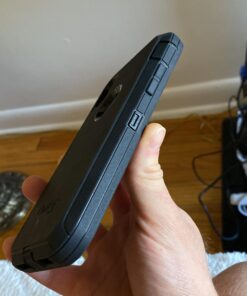 OtterBox iPhone XR Defender Series Case - BLACK, rugged & durable, with port protection, includes holster clip kickstand 45 915YeRaTXHL