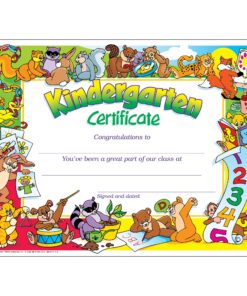 Kindergarten Certificates (PK-K Certificates & Diplomas)