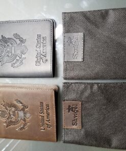 Shvigel Leather Passport Cover - Holder - for Men & Women - Passport Case (Black Vintage) Black Vintage 19 915vdgWhmL