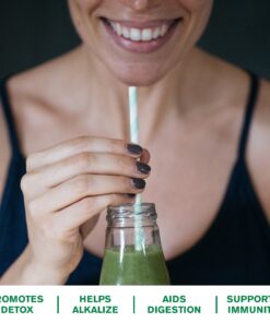 Amazing Grass Wheat Grass Powder: 100% Whole-Leaf Wheat Grass Powder for Energy, Detox & Immunity Support, Chlorophyll Providing Greens, 60 Servings 60 Servings (Pack of 1) 9 9160p4erxFL