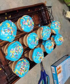 Nifty Ice Cream Cone Cupcake Baking Rack – Holds up to 12 Medium & Large Cupcake Cones, Non-Stick, Dishwasher Safe, Use for Baking, Cooling & Serving Treats 39 916381sKDDL 1