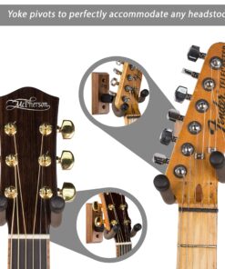 Alternative view of String Swing CC01K-BW Guitar Hanger and Guitar Wall Mount Bracket Holder for Acoustic and Electric Guitars Black Walnut