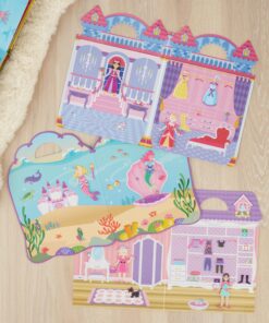 Melissa & Doug Puffy Sticker Activity Books Set: Dress-Up, Princess, Mermaid - 208 Reusable Stickers - Dress Up Doll Stickers, Restickable Puffy Sticker Books For Kids Ages 4+- FSC-Certified Materials 19 9169q4wjEFL