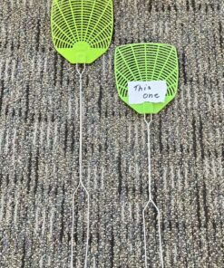 Bug & Fly Swatter – Braided Metal Handle 6 Pack Fly Swatters – Indoor/Outdoor – flyswatter 18 inch - Set of 6 22 916Ia7bEUxL