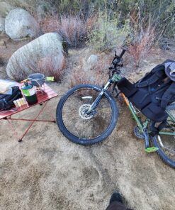 TREKOLOGY Medium Aluminum Camping Table Brown Foldable Portable 34 916JTmReEhL