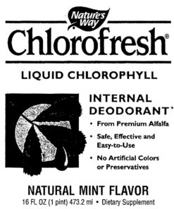 Natures Way Chlorofresh Liquid Chlorophyll 16 ozs (Mint Flavor) 3 916PdK32cZL