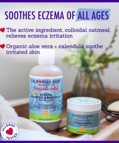 California Baby Eczema Shampoo & Bodywash - No Fragrance Therapeutic Relief - 19 oz 19 Fl Oz (Pack of 1) 14 916QJEdJTcL