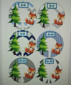 The Competitive Store Hangers Dividers, Round Size Rack Dividers for Clothes Stores or Home, 50 Piece Box 6 916RO8LWHL