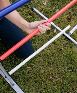 Triumph Premium Ladder Toss Outdoor Game Set with 6 Soft Bola Balls, Travel Carrying Case and Score Trackers - Choose Between Classic and All Pro Series All Pro Steel 35 916TTLtt9dL