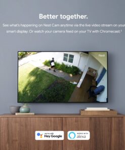 Google Nest Cam Outdoor 2-Pack - 1st Generation - Weatherproof Outdoor Camera - Surveillance Camera with Night Vision - Control with Your Phone 51 916WXAuHJDL