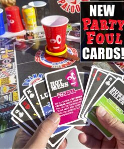 DRINK-A-PALOOZA Board Game: Fun Drinking Games for Couples Game Night | The Drinking Board Game for Parties That Combines Beer Pong + Flip Cup + Kings Cup Card Game and All The Best Drinking Games 28 916ZWaTYmzL