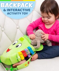 Buckle Toys - Buddy Activity Backpack - Educational Pre-K Learning Activity Toy - Zippered Pouch for Storage - Great Gift for Toddlers and Kids 33 916aFVk8iWL
