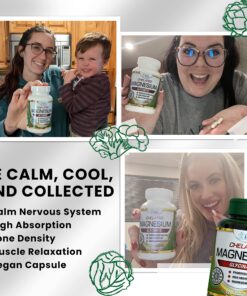 Magnesium Glycinate 200mg Supplement Magnesium Bisglycinate for Women Men Adults to Support Sleep, Heart Health, Muscles, and Nerves Pure Magnesium High Absorption 11 916aG8ahcL