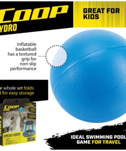 COOP Hydro Spring Hoops, Pool Toy, Inflatable Pool Game Basketball Set Multicolor 14 916alsrt8YL