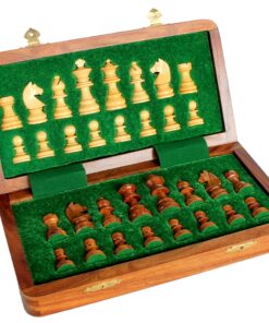 Alternative view of StonKraft Wooden Chess Board Game Set with Wooden Magnetic Chess Pieces (12" X 12" Inches)