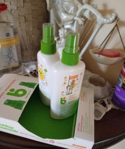 Babyganics 50 SPF Baby Sunscreen Spray and Bug Spray | Octinoxate & Oxybenzone Free | DEET Free, 6oz each, Combo 2 Pack Bug Repellent 6 Ounce (Pack of 2) 24 917 BHr1aUL