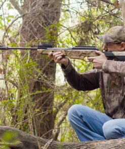 Barra Pellet Guns for Adults - Air Rifle for Hunting, Scope Included, Fires .177 Caliber Pellets, Break Barrel Spring Piston Black TPR 1200 FPS 29 917 Cn75XZL