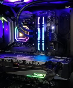 Corsair CORSAIR Crystal 570X RGB Mid-Tower Case, 3 RGB Fans, Tempered Glass - Mirror Black (CC-9011126-WW) 85 917DPyQHXQL