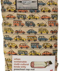 Urban Infant Tot Cot Kids Nap Mat - Toddler Preschool Daycare Bedding Cover with Blanket and Pillow - Traffic 29 917F2LJCpAL