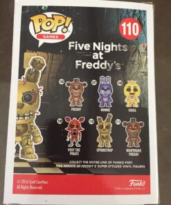Alternative view of Funko POP! Five Nights at Freddys Glow Springtrap #110 Exclusive