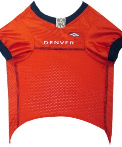 NFL Denver Broncos Dog Jersey, Size: X-Large. Best Football Jersey Costume for Dogs & Cats. Licensed Jersey Shirt 24 917LNovM5tL