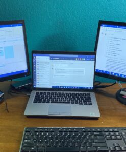 UtechSmart USB C Hub,Triple Display USB C Laptop Docking Station, 11 in 1 USB C Dock with Dual HDMI, VGA, PD3.0, SD TF Card Slot, 4 USB Ports Dual Monitor Adapter Compatible for MacBook and Windows Grey 55 917POw7R91L 1