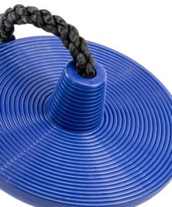 Squirrel Products Heavy Duty Plastic Tree Swing - Disc Rope Swing with Leg Protectors - Additions & Replacements - Outdoor Play Equipment - Blue 14 917RsolqiJL